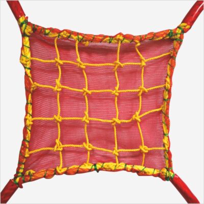 Debris Fall Safety Nets Double Layer 4 mm with 120 gsm Monofilament Net
