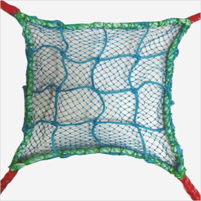 Debris Fall Safety Nets Double Layer 5 mm Braided with Containment Net