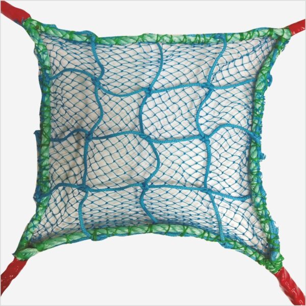 Debris Fall Safety Nets Double Layer 5 mm Braided with Containment Net