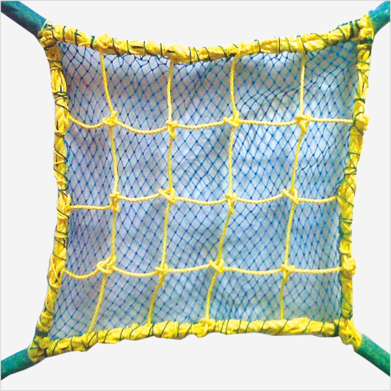 Debris Fall Safety Nets Double Layer 4 mm with Containment Net